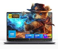 Tivique PC Portatile 16GB DDR4 RAM 512GB SSD(Fino a 2 TB) Computer portatile
