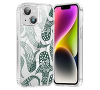 Tivkofk Custodia magnetica carina per iPhone 14/iPhone 13 da 6,1 pollici, compatibile con Magsafe Girly modello estetico balena marine Life design per ragazze e donne, custodia protettiva antiurto in