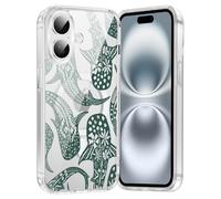 Tivkofk Custodia magnetica carina per iPhone 16 da 6,1 pollici, compatibile con Magsafe Girly modello estetico balena marine Life design per ragazze e donne, custodia protettiva antiurto in silicone