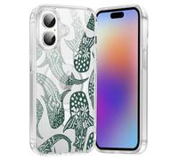 Tivkofk Custodia magnetica carina per iPhone 17 da 6,3 pollici, compatibile con Magsafe Girly modello estetico balena marine Life design per ragazze e donne, custodia protettiva antiurto in silicone