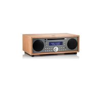 Tivoli Audio Music System+ Sistema Hi-Fi DAB/DAB+/FM All-in-one con lettore CD e Bluetooth per streaming senza fili (Ciliegio / Tortora Metallizzato)
