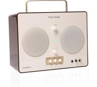 Tivoli SongBook crema/marrone - Cassa Bluetooth portatile, Resistente agli spruzzi d'acqua