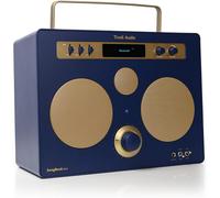 Tivoli SongBook Max blu/oro - Cassa Bluetooth portatile, Resistente agli spruzzi d'acqua