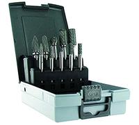 Tivoly 10316070005 FLK10 - Set di 10 lime in carburo, diametro 6 e 12 denti normali