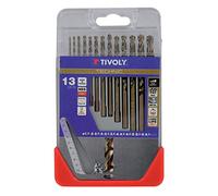 Tivoly 11468570006 - Set di 13 punte per trapano in metallo HSS Cobalt Technic, Ø 1,5 a 6,5 mm + 3,3 mm + 4,2 mm