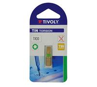 TIVOLY 11522522700 - Set di punte per avvitatore Torsion Tin per viti Torx Tx27