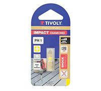 TIVOLY 11523320200 - Punte per avvitamento diamantate Impact Torsion per viti Philips Ph2