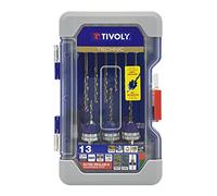 Tivoly 11900770001 Ranger - Set di punte per trapano HSS + archetti speciali per terrazza