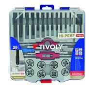 Tivoly 11900870017 MTF29 - Valigetta 29 pezzi maschi DIN 352 Gun + 12 filiere HSS + 4 accessori M3 a M12