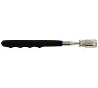 TIVOLY - Asta magnetica telescopico L81cm - Strumento di raccolta parti metalliche in accesso difficile - LED attivabile/disattivabile (batteria inclusa) - Impugnatura ergonomica - Peso massimo