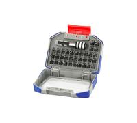 TIVOLY - Set bit + portabit magnetico - 34 bit speciali per viti di sicurezza con gambo esagonale di 6,35 mm