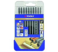 Tivoly xt505570002 Lame di Seghetto Alternativo, Grigio, Set di 10 pezzi
