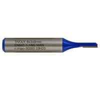 Tivoly XT60642067831 - Fresa per fresa dritta, 1 tagliente rettificato a diamante, Ø 3 mm