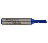 Tivoly XT60642067832 - Fresa per fresa dritta, 1 tagliente rettificato a diamante, Ø 4 mm