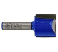 Tivoly XT60642067844 - Fresa per fresa dritta, 2 taglienti rettificati a diamante, diametro 22 mm