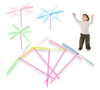 TIVUNORON 50 Pezzi Libellula Elica Giocattolo, Giocattolo Volante Libellula, Plastica Flying Giocattoli, Giochi all'aperto, Bomboniere per la Lotteria, Idee Regalo per Feste, Colore Casuale