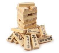 TIVUNORON Giochi di Torre della Lussuria, Torre a Blocchi di Coppia Super Cattivo, 48 Pezzi, Include Giochi di Coppia Hard Sfida, Regali per Appuntamento Serale per Lui