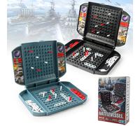 TIVUNORON Gioco di Battaglia Navale, Gioco dell'affondamento Delle Navi, Battaglia Navale Gioco da Tavolo, Affondare le Navi Gioco di Viaggio per Tutta la Famiglia, Giochi di Strategia per Bambini 6+