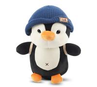 TIVUNORON Peluche Pinguino, 23cm Cartoon Animale Peluche Pinguino, Bambola di Peluche Pinguino Blu, Cuscino di Peluche Pinguino Carino, Regali di Peluche per Bambini