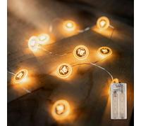 Tiwoca Decorazioni per Il 18° Compleanno - Catena Luminosa LED Nera e Dorata dal Design Elegante con Il Numero 18 - addobbi Originali e Idee Regalo Eleganti per Ragazzo e Ragazza