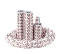 Tiwoca decorazioni per il 18° compleanno - Serpentini rosso e bianchi con il numero “18” in stile cartello stradale - addobbi originali e idee regalo divertenti per ragazzo e ragazza