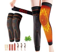 Tiworld Ginocchio Termico a Radiofrequenza a Base di Erbe, Ginocchiera Modellante Autoriscaldante con Digitopressione e Tormalina di Artemisia, Ginocchiere Autoriscaldanti for Donne e Uomini ( Color :