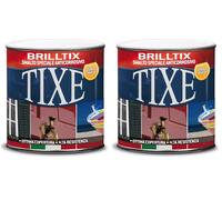 TIXE 104.619 Smalto a Solvente, Vernice, Rosso 750 ml (Confezione da 2)