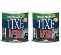 TIXE 606.503 Vernice Fluorescente all'Acqua Vernice Rosso 500 ml (Confezione da 2)