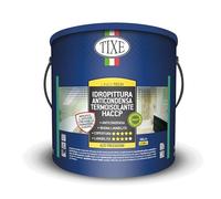 TIXE Idropittura Anticondensa Termoisolante | Pittura Bianca per Interni Antimuffa e Anticondensa, Termoisolante e Fonoassorbente | Alta Copertura, Lavabile | Certificata HACCP | 1 Litro