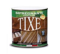 TIXE Impregnante per Legno all'Acqua - Vernice Protettiva e Decora per Legno Esterna e Interna, Castagno, 750 ML