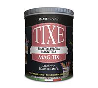 TIXE Mag-Tix Smalto all'Acqua da Interno Vernice Magnetica | Nero 1 L