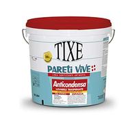 TIXE Pareti Vive Idropittura Anticondensa Antimuffa, Trasparente 14 L | Pittura Traspirante Antimuffa e Anticondensa Igienizzante e Lavabile (651.501)