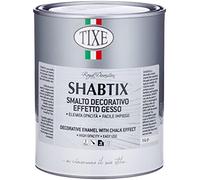 TIXE Shabtix - Finitura Decorativa per Muri e Superfici, Bianco 1 L