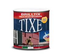 TIXE Smalto a Solvente Brilltix | Vernice a Solvente con Finitura Lucida e Brillante, Uniforme e Compatta, Alta Resistenza | 2,5 Lt | Bianco Lucido | Made in Italy (104.801)