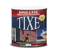 TIXE Smalto a Solvente Brilltix | Vernice a Solvente con Finitura Lucida e Brillante, Uniforme e Compatta, Alta Resistenza | 500 ml | Rosso Fiamma | Made in Italy (104.508)