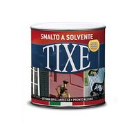 TIXE Smalto a Solvente Brilltix | Vernice a Solvente con Finitura Lucida e Brillante, Uniforme e Compatta, Alta Resistenza | 500 ml | Rosso Fiamma | Made in Italy (104.508)
