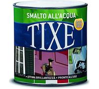 TIXE Smalto all'Acqua - Finitura Lucida e Resistente per Legno e Metallo, BIANCO OPACO 2,5 LT