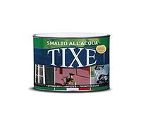 TIXE Smalto all'Acqua - Finitura Lucida e Resistente per Legno e Metallo, NERO LUCIDO 125 ML
