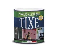 TIXE Smalto all'Acqua - Finitura Lucida e Resistente per Legno e Metallo, OCRA Opaco 500 ML
