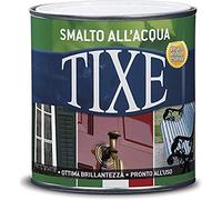 TIXE Smalto all'Acqua - Finitura Lucida e Resistente per Legno e Metallo, VERDE SMERALDO OPACO 500 ML