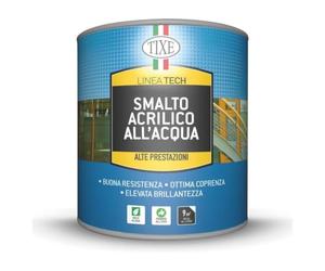 TIXE Smalto all'Acqua per Legno e Ferro TIXETECH | Bianco Opaco 750ml