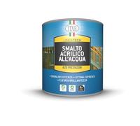 TIXE Smalto all'Acqua per Legno e Ferro TIXETECH | Smalto all'Acqua Finitura Resistente per Legno e Ferro ad Alta Copertura | 750 ml | Rosso Lucido | Made in Italy