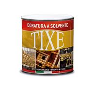 TIXE Vernice per Interni Solvente - Finitura Resistente e Lucida per Pareti e Superfici, Oro Riccopallido 500 ML