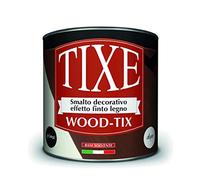 TIXE Wood-Tix Vernice Decorativa Effetto Legno, Nero 500 ml