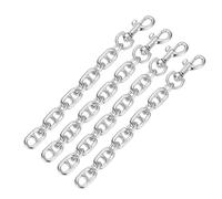 TIXIPEM 6.7IN Catena Prolunga Borsetta [4PCS] - Cinturini Prolunga Borsa In Metallo Sostitutivi Per Borsa A Spalla & Borsa A Tracolla & Borsetta - [Tono Argento] Accessorio Borsa Fai Da Te