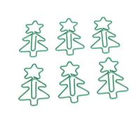 Tixiyu 100 Pezzi da 100 Pezzi di Carta Fantasiosi di Carta Decorativa a Forma di Albero di Natale con Finitura Anti-slip Liscia per la Scuola Domestica di Ufficio