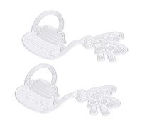 Tixiyu 2 Pezzi di Modello per Annaffiatoio Fustellato in Metallo, Comode Cornici Dal Taglio Semplice per Realizzare Cartoline, per Scrapbooking