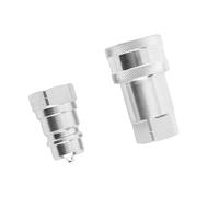 Tixiyu Accoppiatore Idraulico NPT da 1/2 Pollice Guarnizione Automatica Durevole per Sistemi Idraulici 2 Pezzi per un Uso Versatile