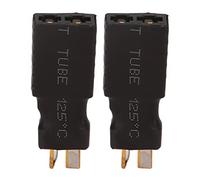 Tixiyu Adattatore Connettore Wireless da 2 Pezzi Femmina a T Resistente per Modelli RC Piccolo e Portatile per Auto RC, Aeroplani, Barche