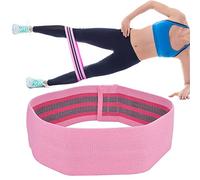 Tixiyu Bande di Resistenza Hip Squat Esercizio Loop Attrezzatura da Palestra per Allenamento Avanzato, Design Antiscivolo, Opzioni Piccole, Medie e Grandi per Uomini e Donne (rosa media resistenza)